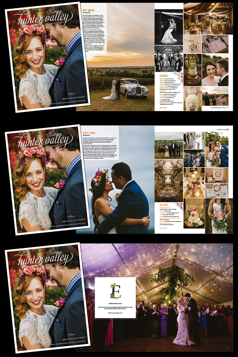 Hunter Valley Wedding Planner Magazine features