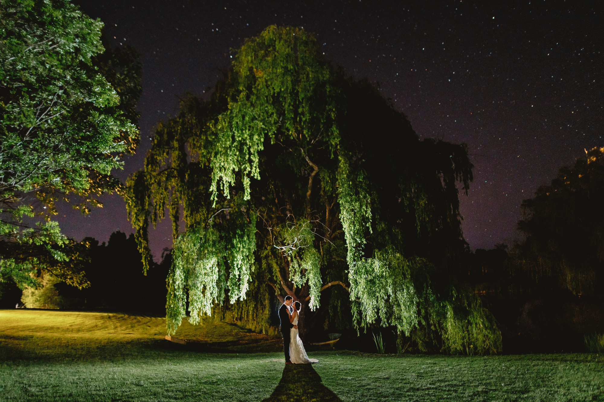 Briars Country lodge wedding with the stars