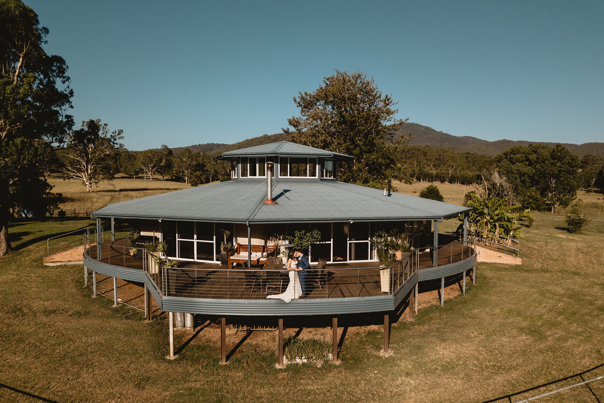 longview farm wedding, the rotating house